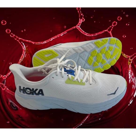 Hoka One One Other - HOKA Arahi 7 Blanc De Blanc Virtual Blue BVR Mens Size 12 D